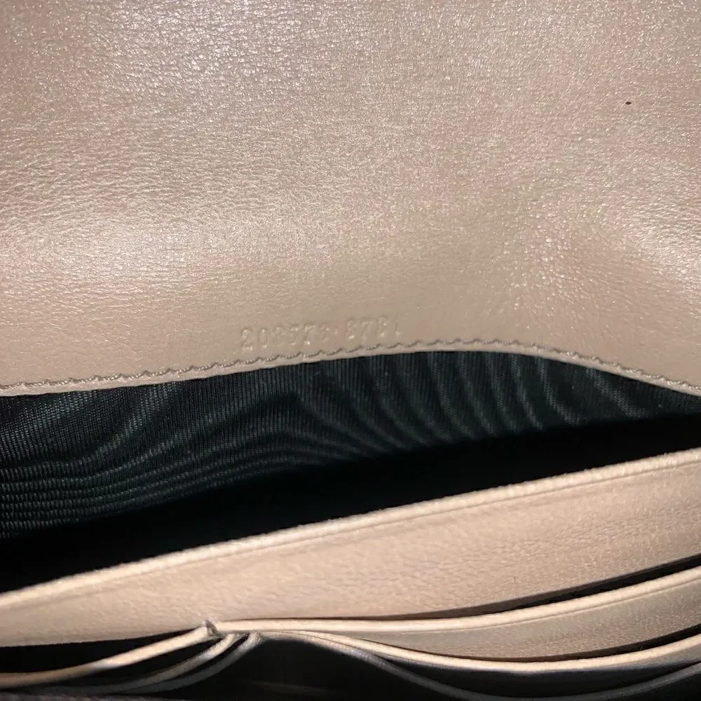 Authentic GUCCI Guccissima Long Clutch Wallet Beige - Picture 12 of 14